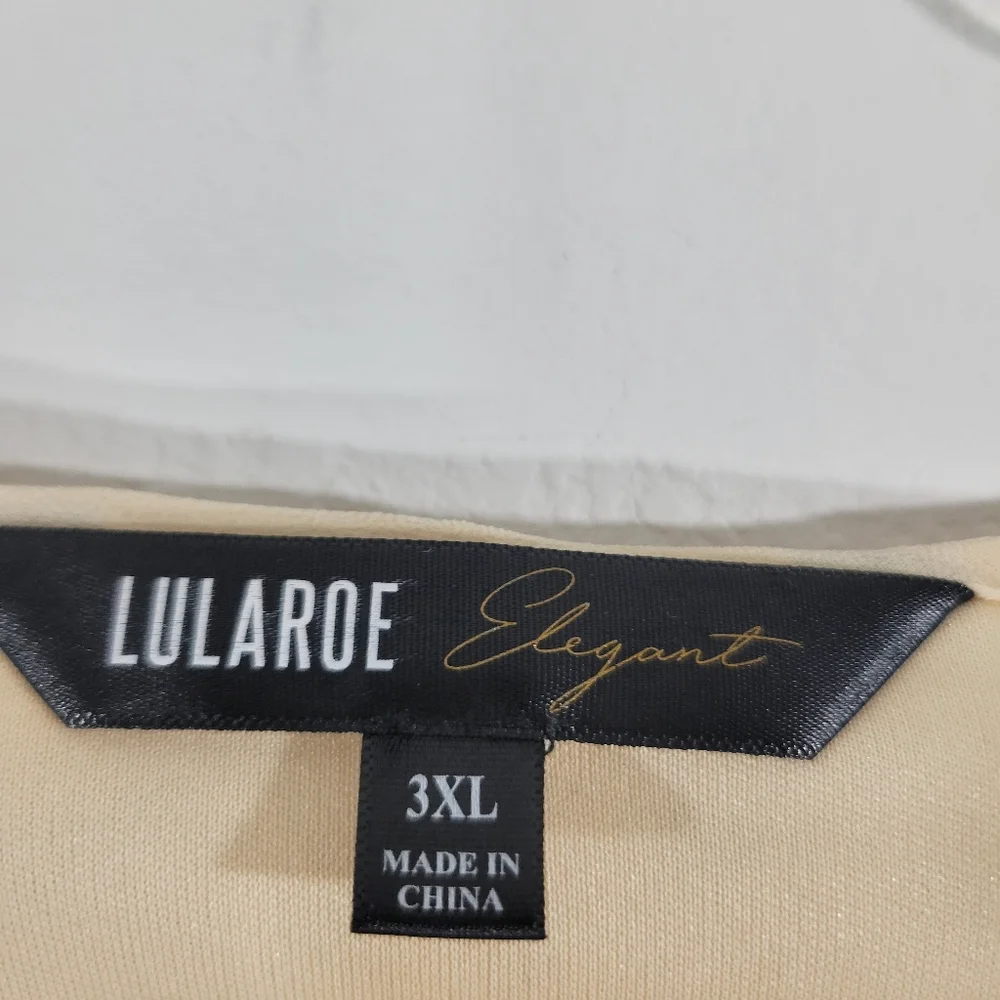LULAROE Elegant Stella rose gold sequin bling holiday formal bolero layer jacket